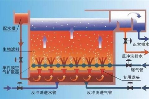 生物滤池中算容积负荷有什么用(曝气生物滤池容积负荷)