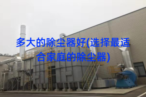 多大的除尘器好(选择最适合家庭的除尘器)