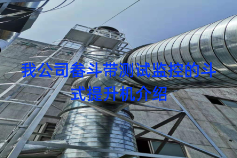 我公司畚斗带测试监控的斗式提升机介绍