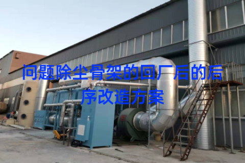 问题除尘骨架的回厂后的后序改造方案