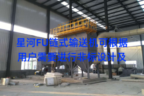 星河FU链式输送机可根据用户需要进行非标设计及
