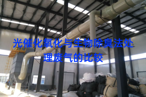 光催化氧化与生物除臭法处理废气的比较