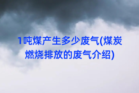 1吨煤产生多少废气(煤炭燃烧排放的废气介绍)
