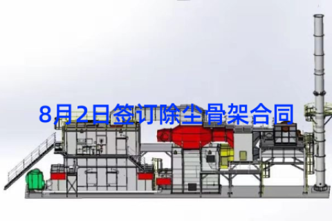 8月2日签订除尘骨架合同