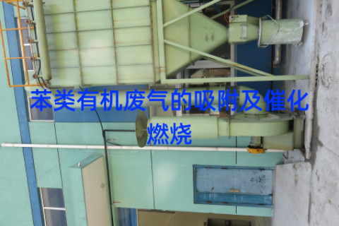 苯类有机废气的吸附及催化燃烧