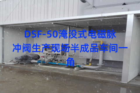 DSF-50淹没式电磁脉冲阀生产现场半成品车间一角