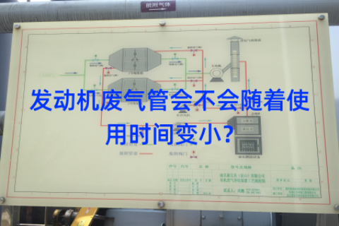 发动机废气管会不会随着使用时间变小？