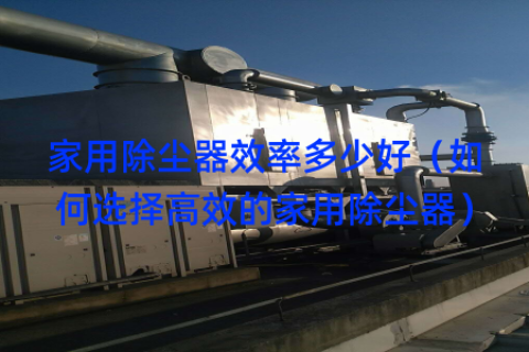 家用除尘器效率多少好（如何选择高效的家用除尘器）