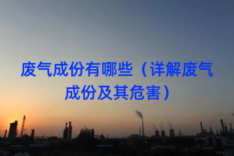 废气成份有哪些（详解废气成份及其危害）
