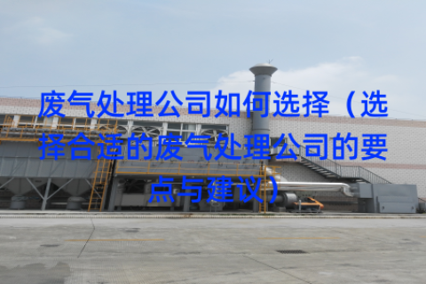 废气处理公司如何选择（选择合适的废气处理公司的要点与建议）